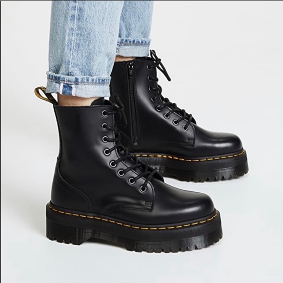 Dr Marten Jadon Platform Boot 10 - Picture 1 of 12